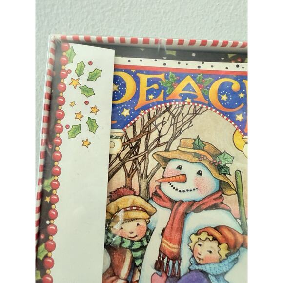 NEW (15) Mary Engelbreit Christmas Cards 7X5" ~ And Joy Always Happy Holidays - Picture 3 of 6